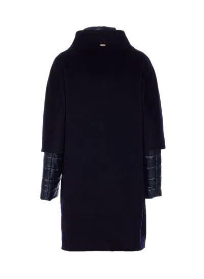 Herno Women Wool Down Jacket In Animal Print