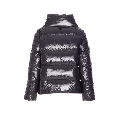 Herno Glossy Finish Puffer Jacket In Black