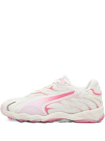 Puma Inhale "warm White/magic Rose" Sneakers In Pattern