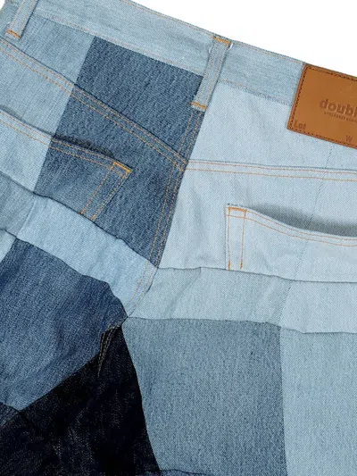 Doublet Low Polygon Jeans In Blue