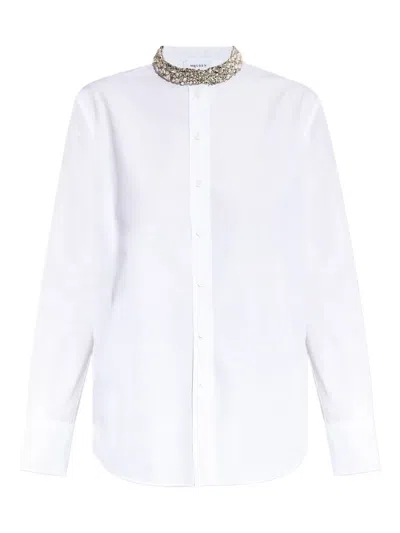 Alexander Mcqueen Shirt With Crystal-embellishment