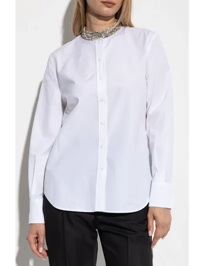 Alexander Mcqueen Shirt With Crystal-embellishment