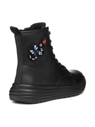 Geox Phaolae Ankle Boots In Black