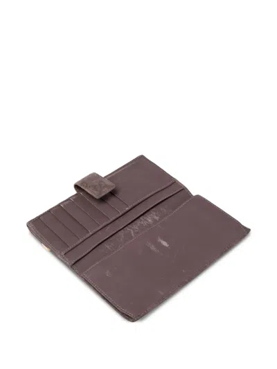 Pre-owned Gucci Monogram Leather Wallet