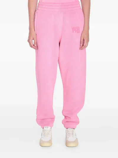 Alexander Wang Essential Terry Classic Sweatpant In Pink