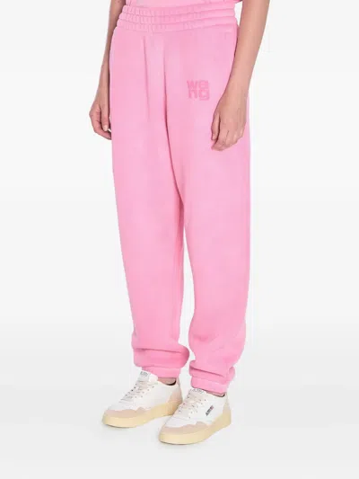 Alexander Wang Essential Terry Classic Sweatpant In Pink