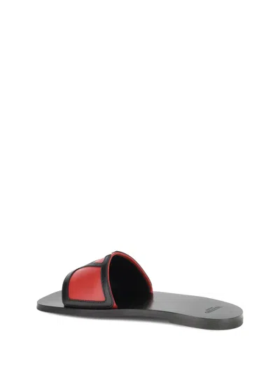Valentino Garavani Viva Superstar Slide Sandal In Nappa Leather In Red