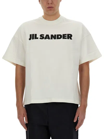 Jil Sander White Cotton T-shirt