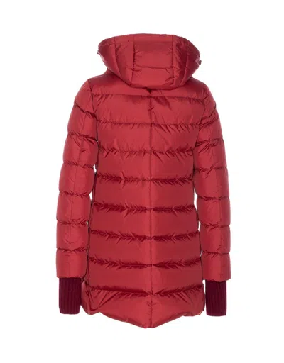 Herno A-shape Chamonix Down Jacket In Red