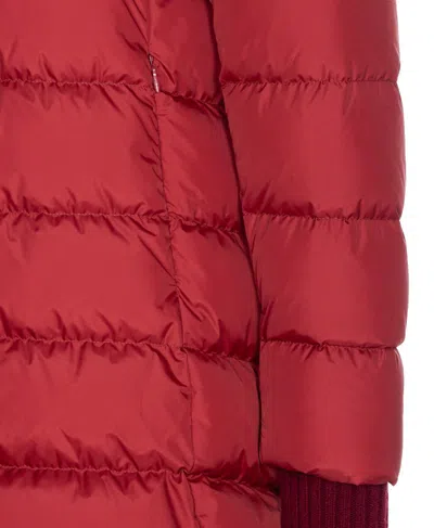 Herno A-shape Chamonix Down Jacket In Red