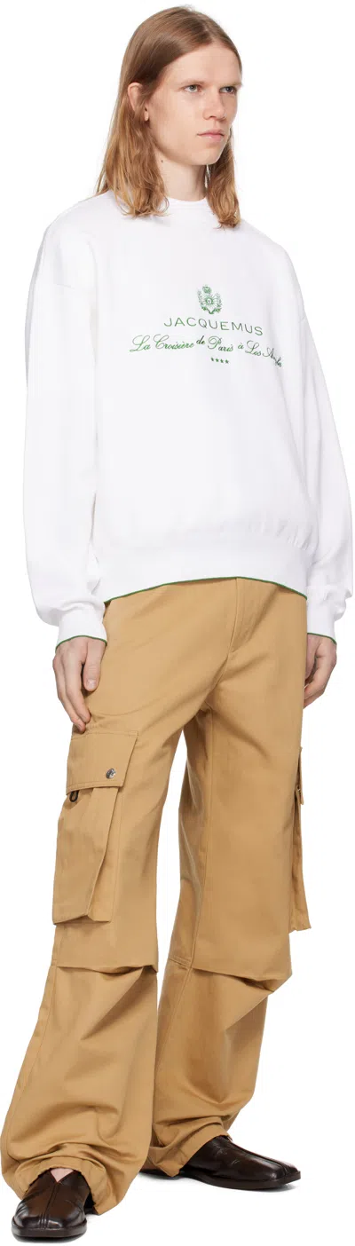 Jacquemus Venice Embroidered Sweatshirt In Multicolor