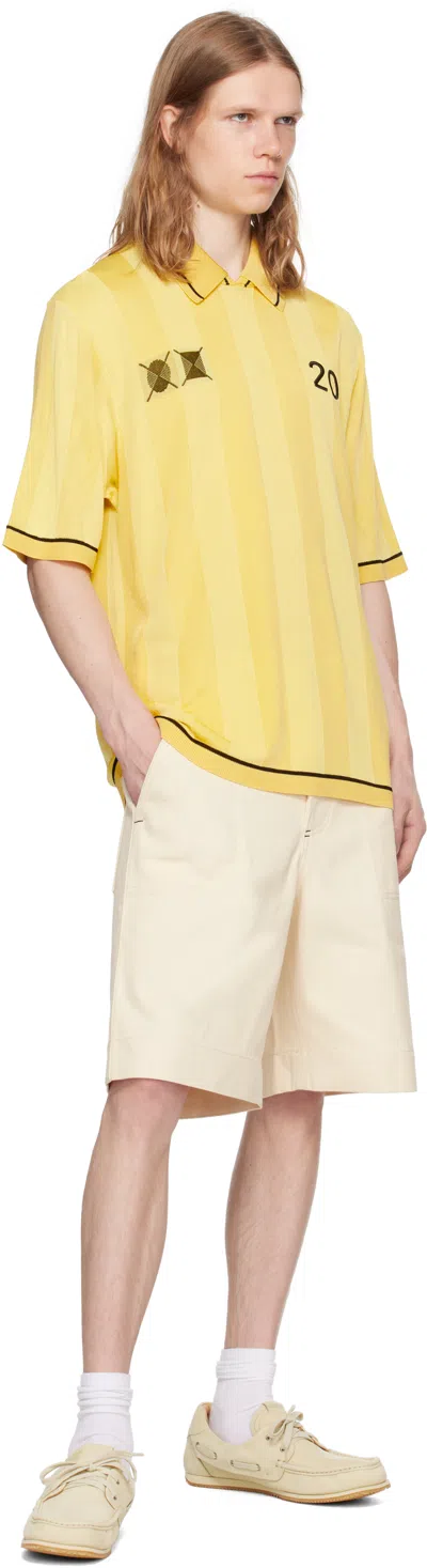 Jacquemus Le Polo Liga T-shirt In Yellow