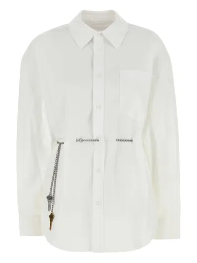Alexander Wang White Poplin Shirt In White