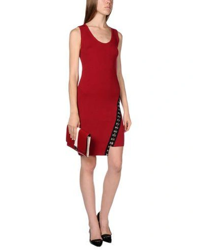 Shop Each X Other Short Dress In Brick Red