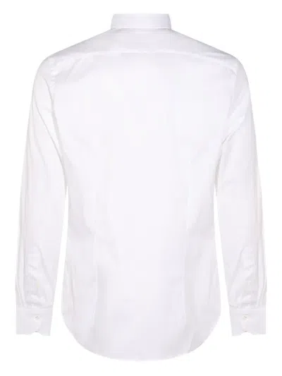 Canali Cotton-blend Shirt In White