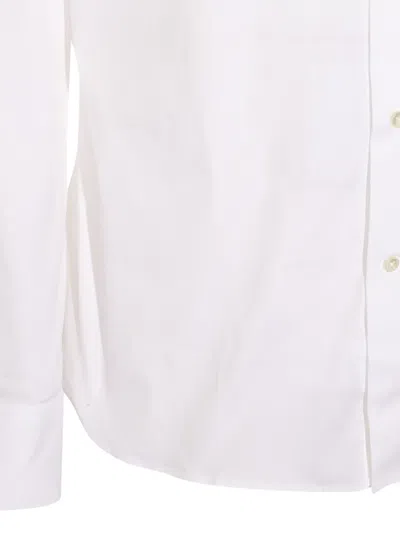 Canali Cotton-blend Shirt In White