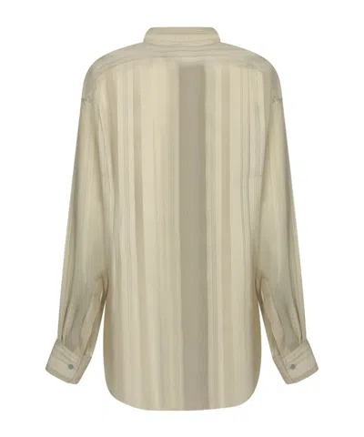 Stella Mccartney Shirt In Beige Silk In Neutral