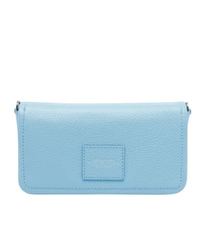 Marc Jacobs Rectangular Light Blue Shoulder Bag In Blue