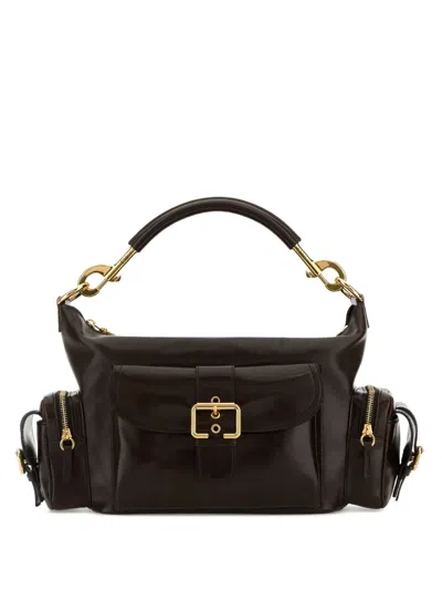 Chloé Chocolate Leather Camera Bag Handbag In Brown