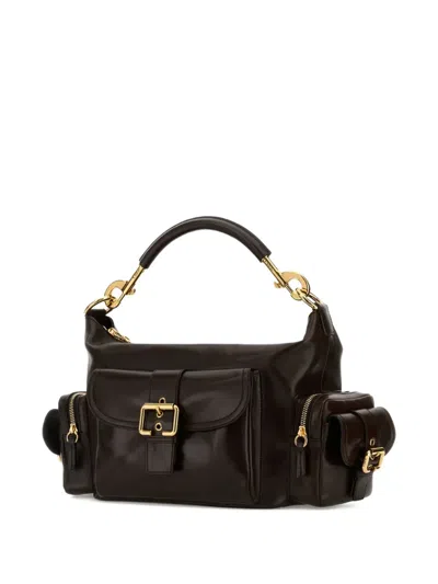 Chloé Chocolate Leather Camera Bag Handbag In Brown