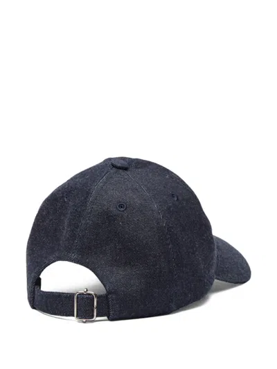 Apc A.p.c. Eden Logo Baseball Cap In Black
