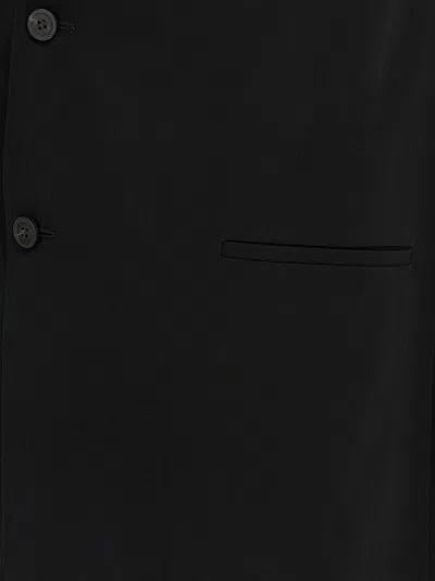 Rick Owens Tailored Sl Sleeveless Jacket With Back Belt