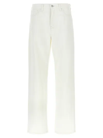 Carhartt Logo-patch Cotton Jeans In White
