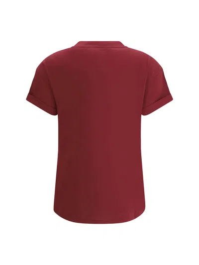 Brunello Cucinelli Cotton T-shirt Embellished Shiny Jewels