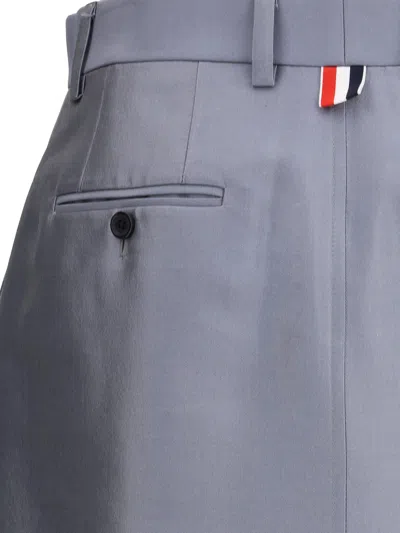 Thom Browne Midi Skirt In Gray