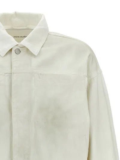 Entire Studios Giubbotto In Denim Gem Bone