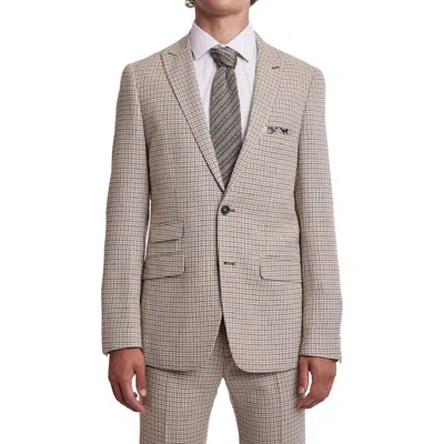 Paisley & Gray Men's Ashton Slim Fit Plaid Jacket In Gray