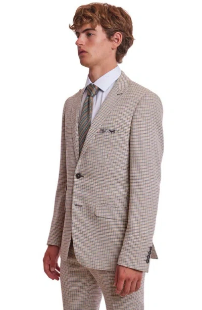 Paisley & Gray Men's Ashton Slim Fit Plaid Jacket In Gray