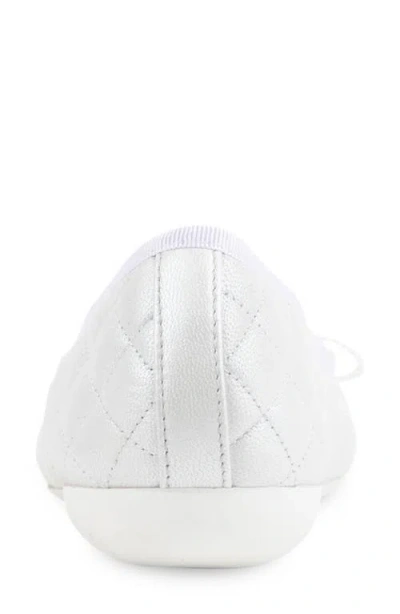 Paul Mayer Cap Toe Quilted Ballet Flat