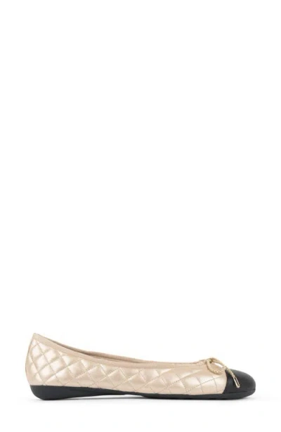 Paul Mayer Best Cap Toe Quilted Ballet Flat