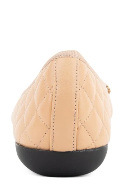 Paul Mayer Best Cap Toe Quilted Ballet Flat