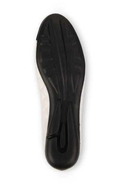 Paul Mayer Cap Toe Quilted Ballet Flat