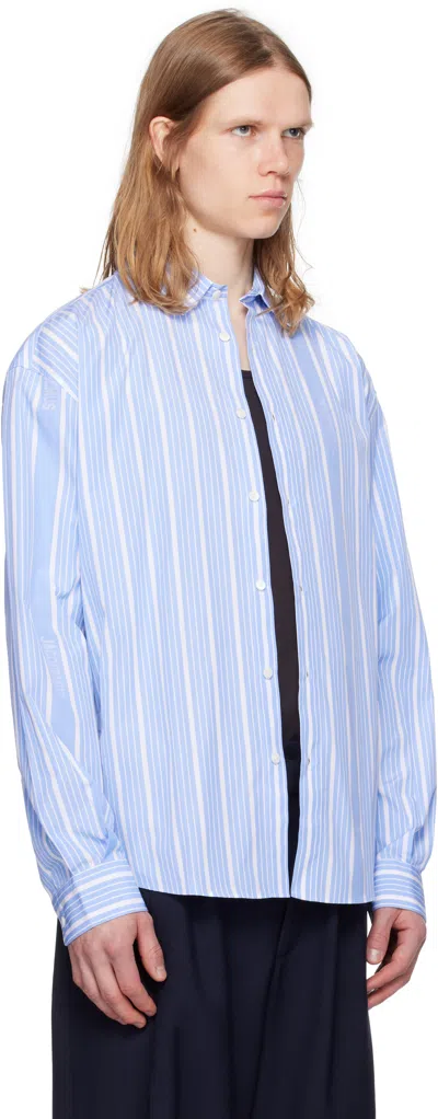 Jacquemus Men's La Chemise Simon In Blue