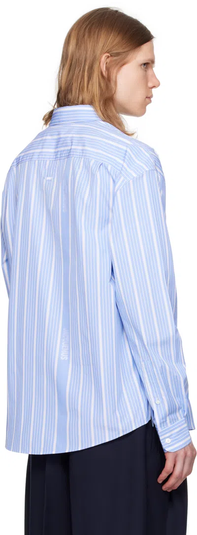 Jacquemus Men's La Chemise Simon In Blue