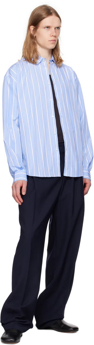 Jacquemus Men's La Chemise Simon In Blue