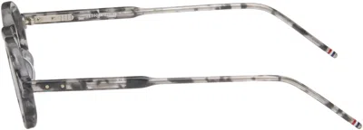 Thom Browne Round-frame Sunglasses In Gray