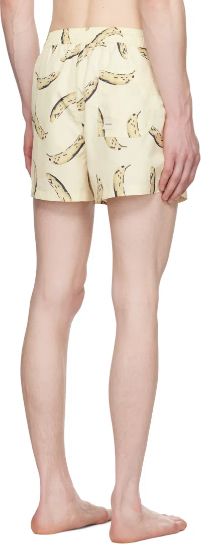 Jacquemus Le Maillot Puntini Beachwear Yellow In White