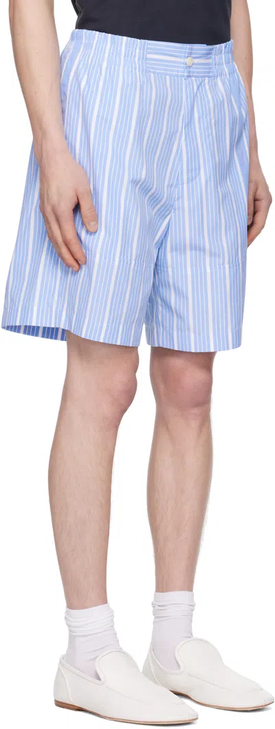 Jacquemus Men's Le Short Aloe In Blue