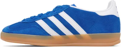 Adidas Originals Blue Gazelle Indoor Sneakers In Multi