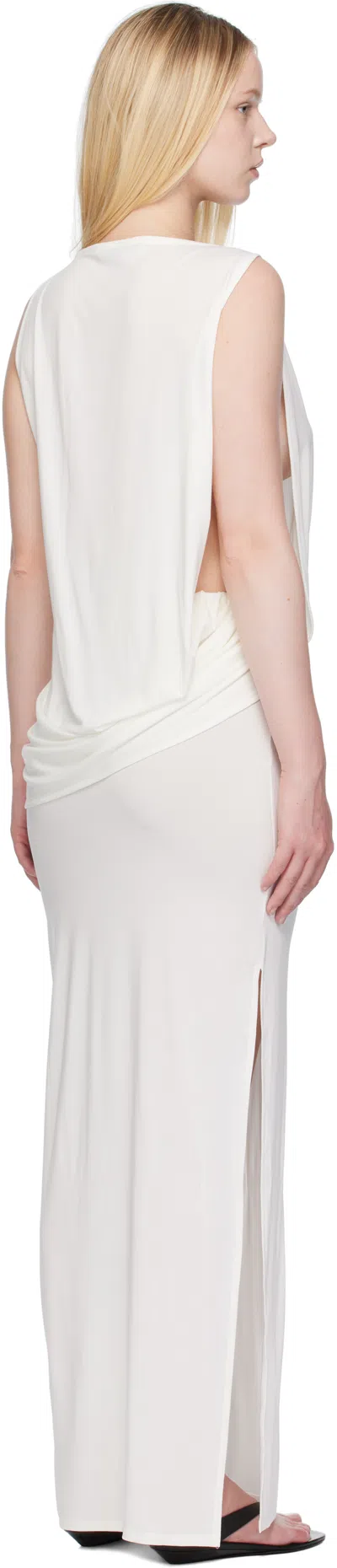 Jacquemus The Peplo Maxi Dress In Multicolor