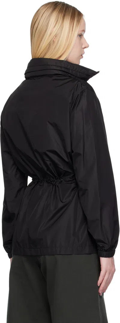 Burberry Women's Logo Patch Jacket In Black