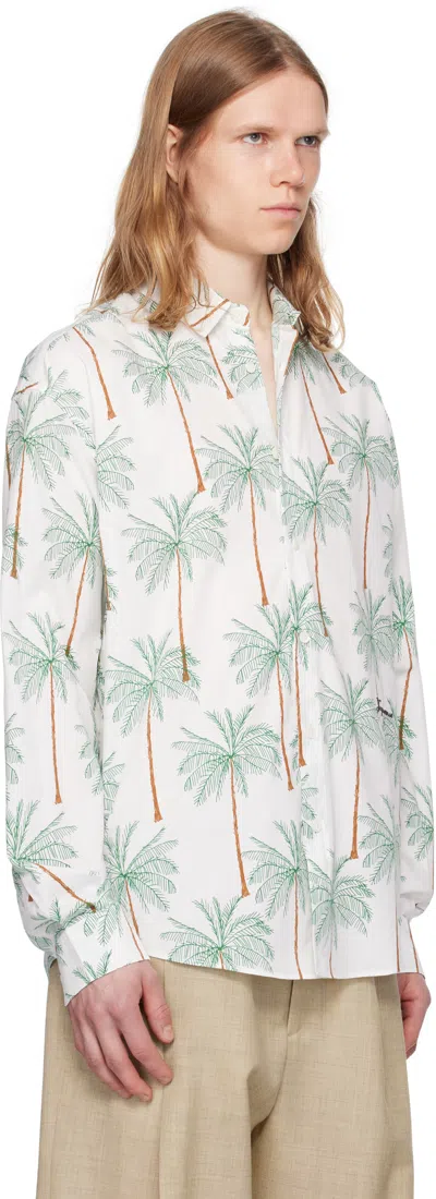 Jacquemus La Chemise Simon Shirt And Blouse White In Multi