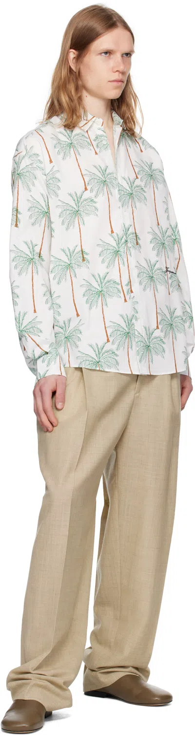 Jacquemus La Chemise Simon Shirt And Blouse White In Multi