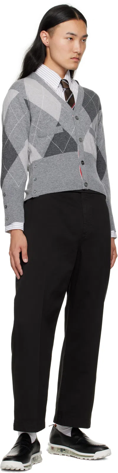 Thom Browne Black Clear Tech Runner Sole Penny Loafers In Black