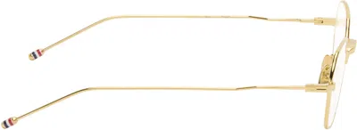 Thom Browne Full Frame Plain Mirror In Gold