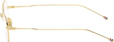 Thom Browne Full Frame Plain Mirror In Gold